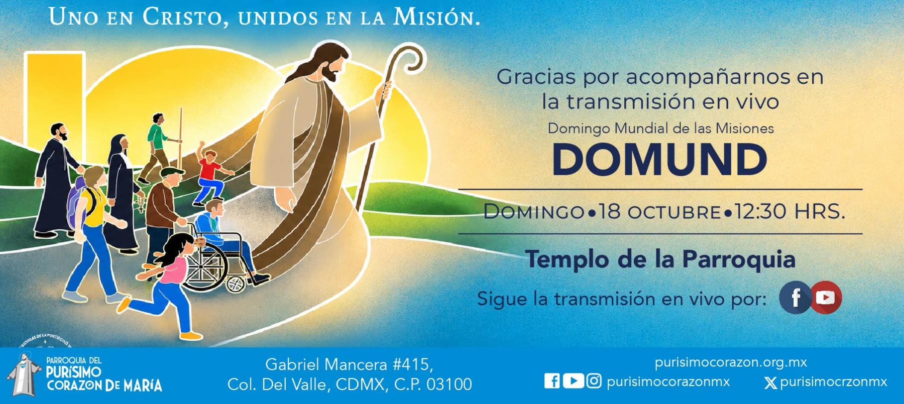 Santa Misa | Domingo Mundial de las Misiones 2026 Santa Misa | Domingo Mundial de las Misiones 2026